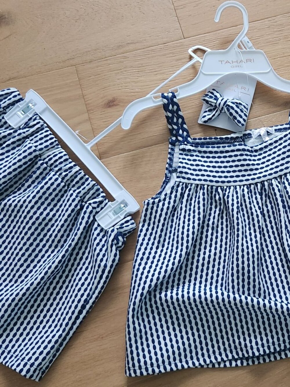NWT Tahari Nautical themed girls short and tank set - 8
